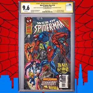 CGC 9.6 SS Web of Spider-Man #129 signed by Dezago, Emberlin, Budiansky & Butler