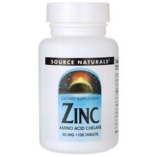 Source Naturals Zinc 50 mg 100 Tabs