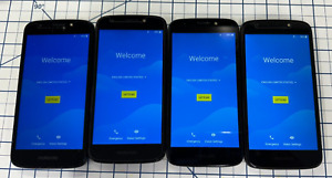 Lot of 4 Motorola Moto E5 Play 16gb Black XT1921-6 4G (Verizon) Works Great