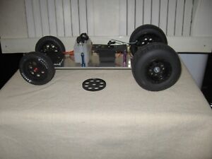 RC DRAG CAR NITRO ROLLING  CHASSIS ( PROJECT TO FINISH OR GOOD PARTS CHASSIS )
