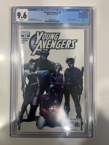Young Avengers #6 CGC 9.6 White Pages 1st Cassie Lang as Stature Marvel 2005