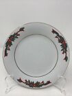 Vintage Poinsettia and Ribbons Fairfield Fine China Dessert Plate(s) 7.5 “
