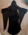 Grim Reaper Ghostface Scream Phantom Halloween Black Robe Adult Costume Large