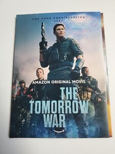 THE TOMORROW WAR FYC DVD Award Chris Pratt Full  2021 Amazon movie screener