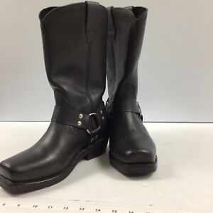 Cody James Mens Cowboy Biker Engineer Boots Black Size 8D Wide Style CJ9995BL