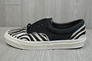 New Vans Era 95 DX Unisex Men's Size 9.5 10 Black Zebra Calf Hair Casual Shoes
