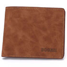 Men's Leather Bifold Credit ID Card Holder Billfold Wallet Slim Purse Business
