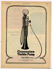1922 Guarantee Liquid Measure Co. Ad: Fry Visible Gas Pumps. Rochester, PA