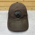 JEEP Hat Ball Cap ONE SIZE Brown Unstructured Faux Saude Top Bill Dad Patch Logo