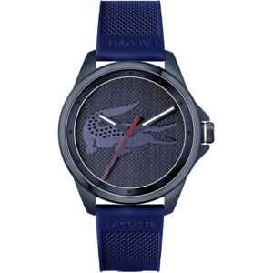Lacoste Le Croc Mens Blue ION Plated Stainless Quartz Watch 2011174