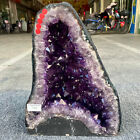 37.8LB Large Natural Amethyst Geode Cathedral Crystal Cluster Specimen Healing