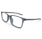 Nike Eyeglasses Frames 7282 412 Thunder Blue Clear Square 52-17-145