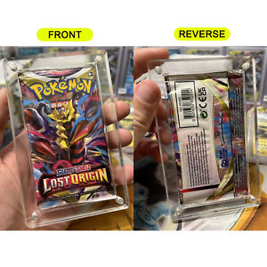 For Pokemon Magnetic Acrylic Case Storage Display Protector Holder Booster Pack