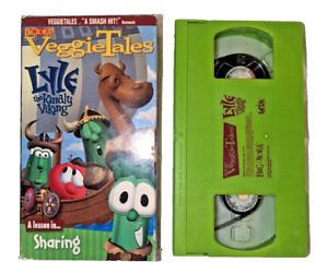 Big Idea VEGGIETALES Lyle the Kindly Viking (Green color VHS, 2001)
