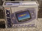 Nintendo Game Boy Advance 32GB Glacier Handheld System in Box Tested & Protector