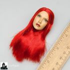 1:6 Flirty Girl Female DX Red Hair Head Sculpt for 12