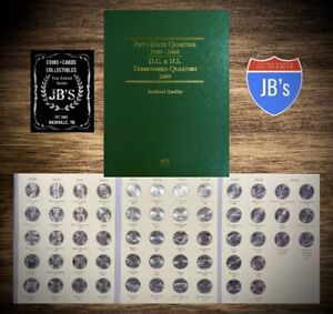 New Listing1999-2009 State Quarters & Territories Complete 56 Coin Unc  Set  *JB's Coins*