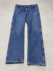 Wrangler Jeans Mens 37x34 Cowboy Cut Medium Wash Boot Blue Denim Workwear