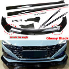 For Hyundai Elantra Front Bumper Lip Body Spoiler Splitter Side+Skirt+Strut Rod (For: 2012 Hyundai Elantra)