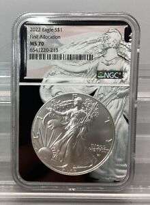2022 American Silver Eagle - NGC MS 70 - First Allocation