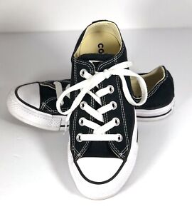 Size 3.5 men’s or size 5.5 women’s Converse All Star Low Top Black