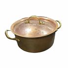 Preowned Vintage Copral Made in Portugal Copper Pot With Lid Small
