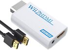 Portable Wii to HDMI Wii2HDMI Full HD Converter Audio Output Adapter TV White