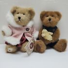 New Listing2 Boyds Stuffed Teddy Bears Head Beans Collection Elise Frostbeary & Edmunds