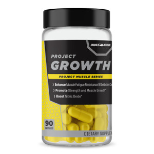 ANABOLIC WARFARE PROJECT GROWTH Strength Muscle Growth Nitric Oxide 90 Capsules