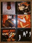Lot of 6 Hair Metal Cds: Quiet Riot, Firehouse, Great White, Whitesnake, VH--NM!