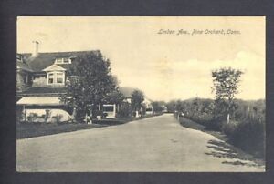 Linden Avenue Pine Orchard Connecticut - 1910 Vintage Postcard