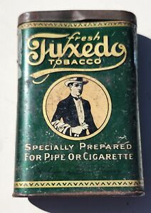 Tuxedo Pocket Tobacco Tin Empty Fair Shape