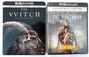 The Witch 4K+Blu-ray+Slip Cover & The Northman Collector's Edition 4K+Blu-ray
