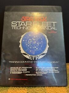Vintage 1975 Star Trek Star Fleet Technical Manual First Edition
