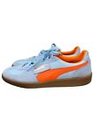 Puma Palermo OG Sky Blue with Cayenne Orange Men's Size 12 Suede Shoes