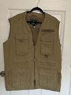 Orvis Hunting Fishing Vest Canvas Multiple Pockets Zip Up Heavy XL RN70534
