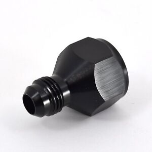 -8 AN Female -6 AN Male AN Flare Fitting Reducer Adapter 8AN to 6AN Black-PL