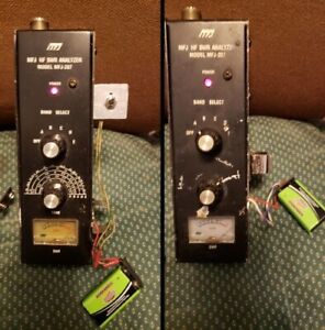 Pair of MFJ 207 ANTENNA ANALYZERS - As is for Parts only.