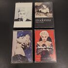 (4) Madonna Cassette Tape Lot - Like A Virgin, True Blue, You Can Dance, Madonna