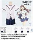 Fruits Basket Cosplay Costume Tohru Honda Cosplay Uniform JK Girl Sailor Uniform