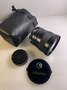 Makinon 28-80mm f3.5-4.5 Zoom Lens Pentax K Mount w/ Front Cap
