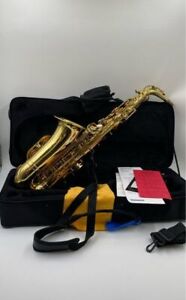Mendini By Cecilio Gold Musical Instrument Alto Saxophone With Case