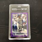 New Listing2022 Topps Chrome Update Purple Refractor #150 Julio Rodriguez TAG 8.5 NM-MT+