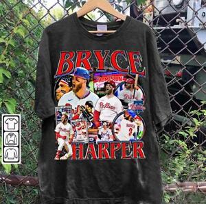Vintage 90s Graphic Style Bryce Harper T-Shirt - Bryce Harper Hoodie - Retro Ame