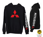 Mitsubishi Chest and Arm Hoodie Stylehooded Sweatshirt