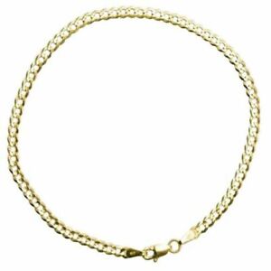 10k Yellow Gold Solid 3mm-12mm Cuban Link Chain Necklace Bracelet 7