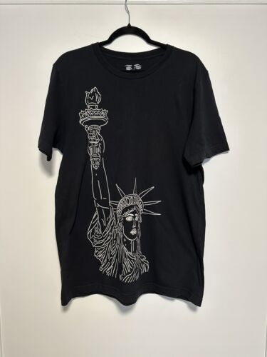 RARE Disclosure Caracal Tour 2016 T-Shirt Statue Of Liberty Concert Band sz L