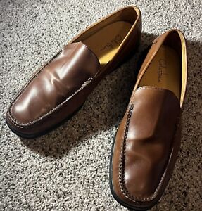 New Cole Haan Slip-On Cushioned Leather Loafer Brown Shoes 11.5 CO5777
