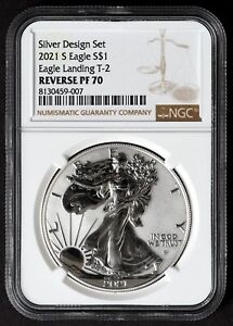 2021-S NGC PF70 T2 Reverse Proof American Silver Eagle Type 2