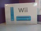 LIMITED EDITION CONSOLE / BLUE / USED IN BOX 1$ START / WORKING NINTENDO WII